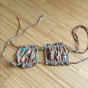 Paisley Print Bikini Top